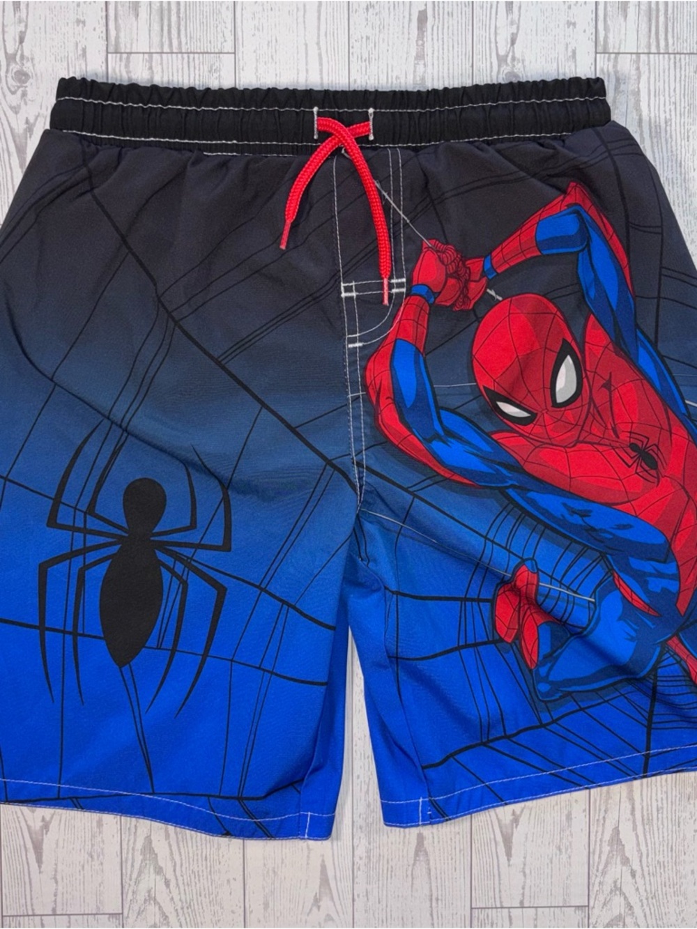 Marvel Spider‑Man Boys Swim Trunks Youth Size 10/12